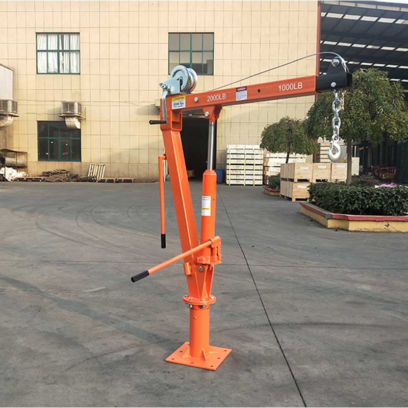 TDJ041312W High Cost Effective 2000lbs Foldable Engine Crane Using 3T