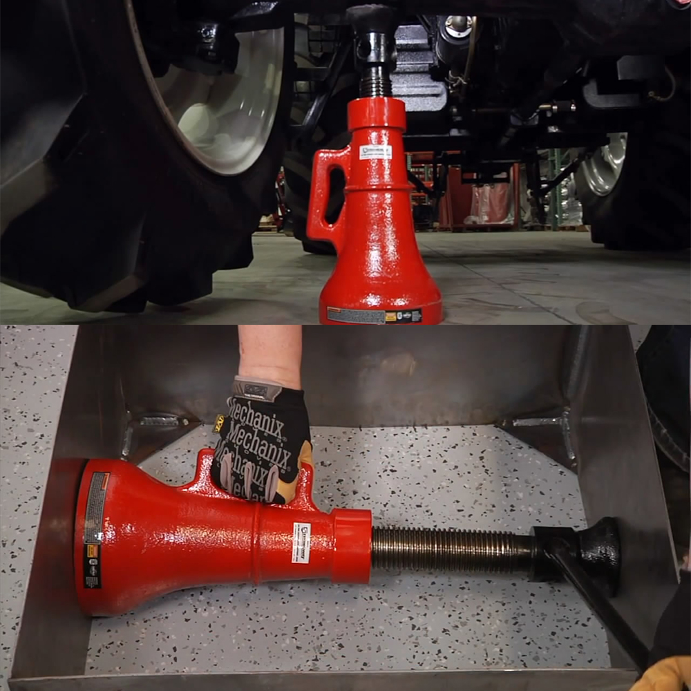 TLD739101 Factory Direct Supply Manual Mechanical Screw Jack 10 Ton