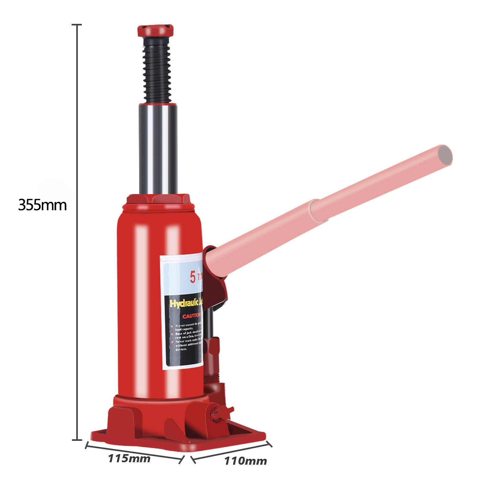 TLD70205 ALTERTOOL Manufacture Bottle Jack Car 6 Ton Capacity Lifting